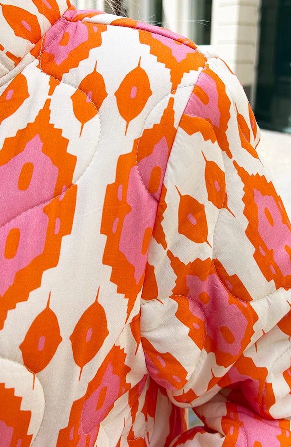 Blouson Bomber à Motif pour Femme | Idéal pour la Mi-Saison et les Sorties Décontractées