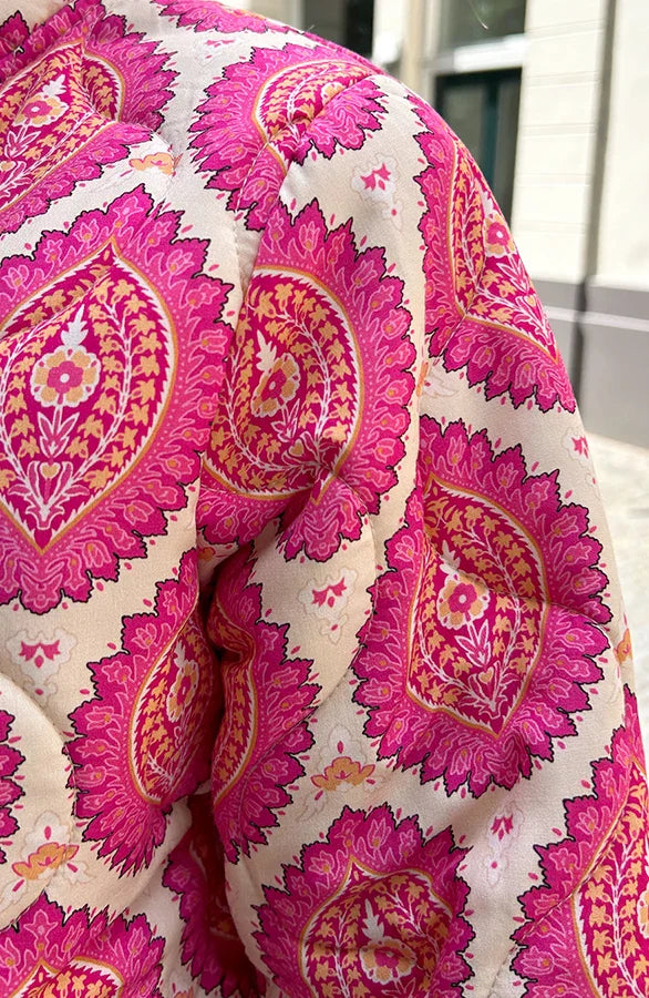 Blouson Bomber à Motif pour Femme | Idéal pour la Mi-Saison et les Sorties Décontractées