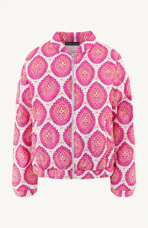 Blouson Bomber à Motif pour Femme | Idéal pour la Mi-Saison et les Sorties Décontractées