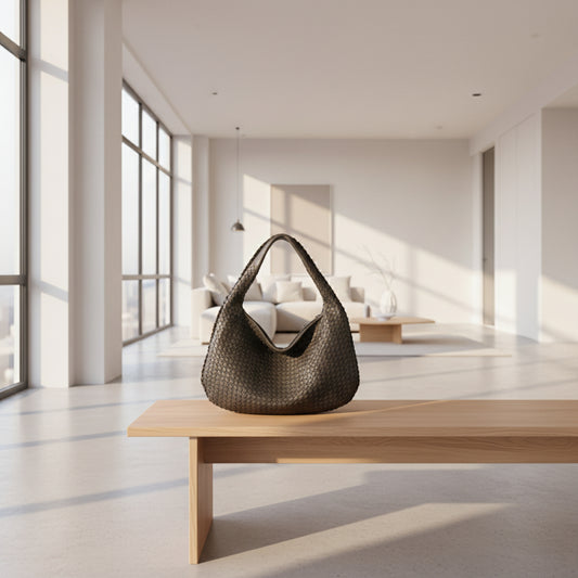 Sac À Main Tissé avec Grand Compartiment | Idéal pour Un Usage Quotidien