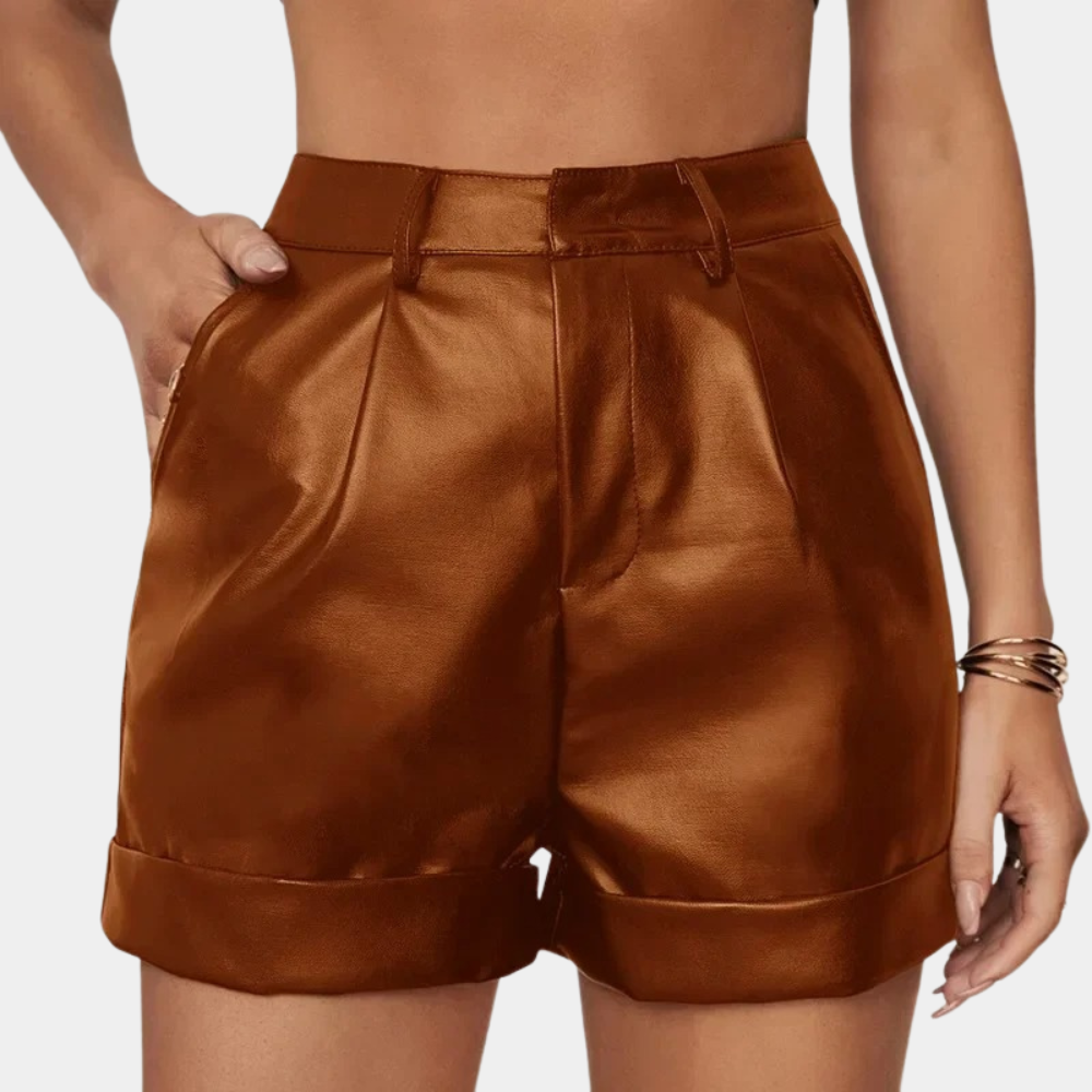 Short Taille Haute avec Passants de Ceinture pour Femme | Idéal pour l'Été