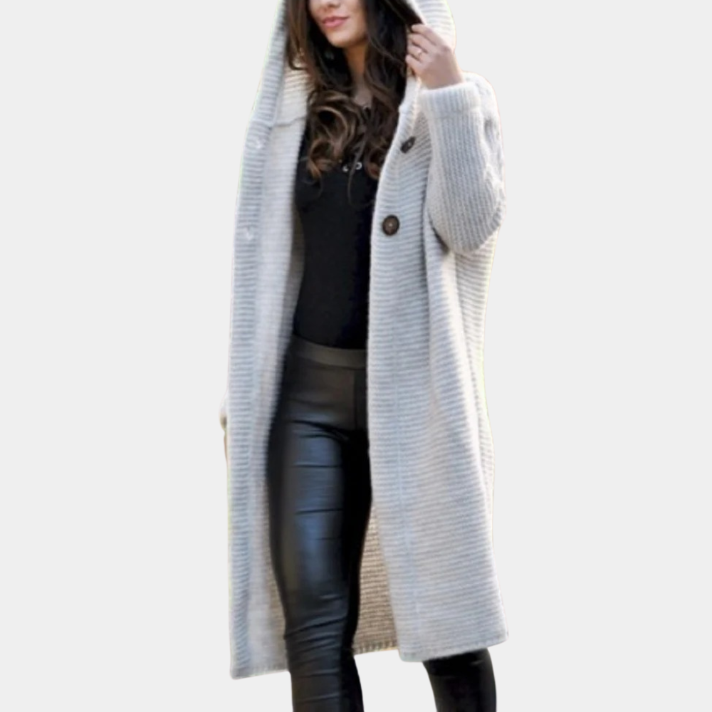 Gilet à Capuche Avec Fermeture Éclair Pour Femme | Idéal Pour la Saison Hivernale