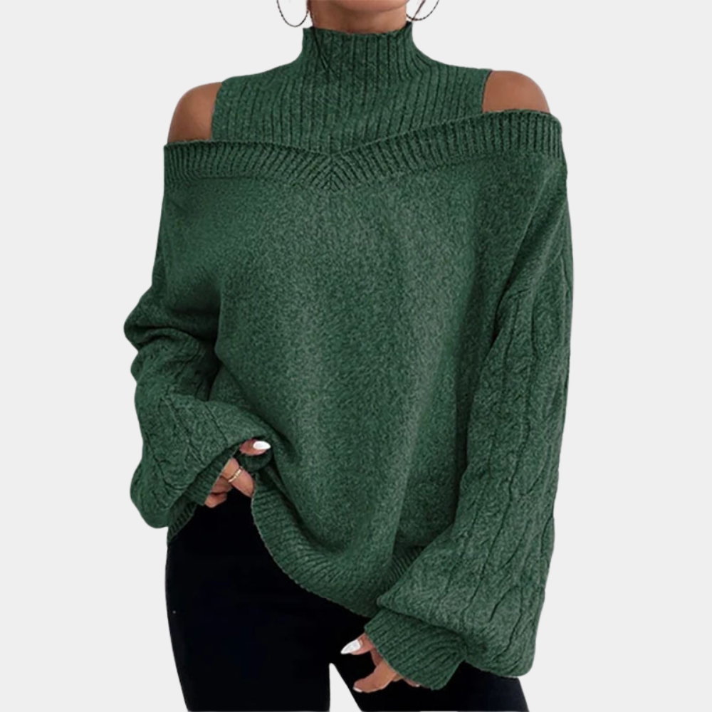 Pull À Épaules Dénudées avec Coupe Ample pour Femme | Idéal pour Un Usage Quotidien