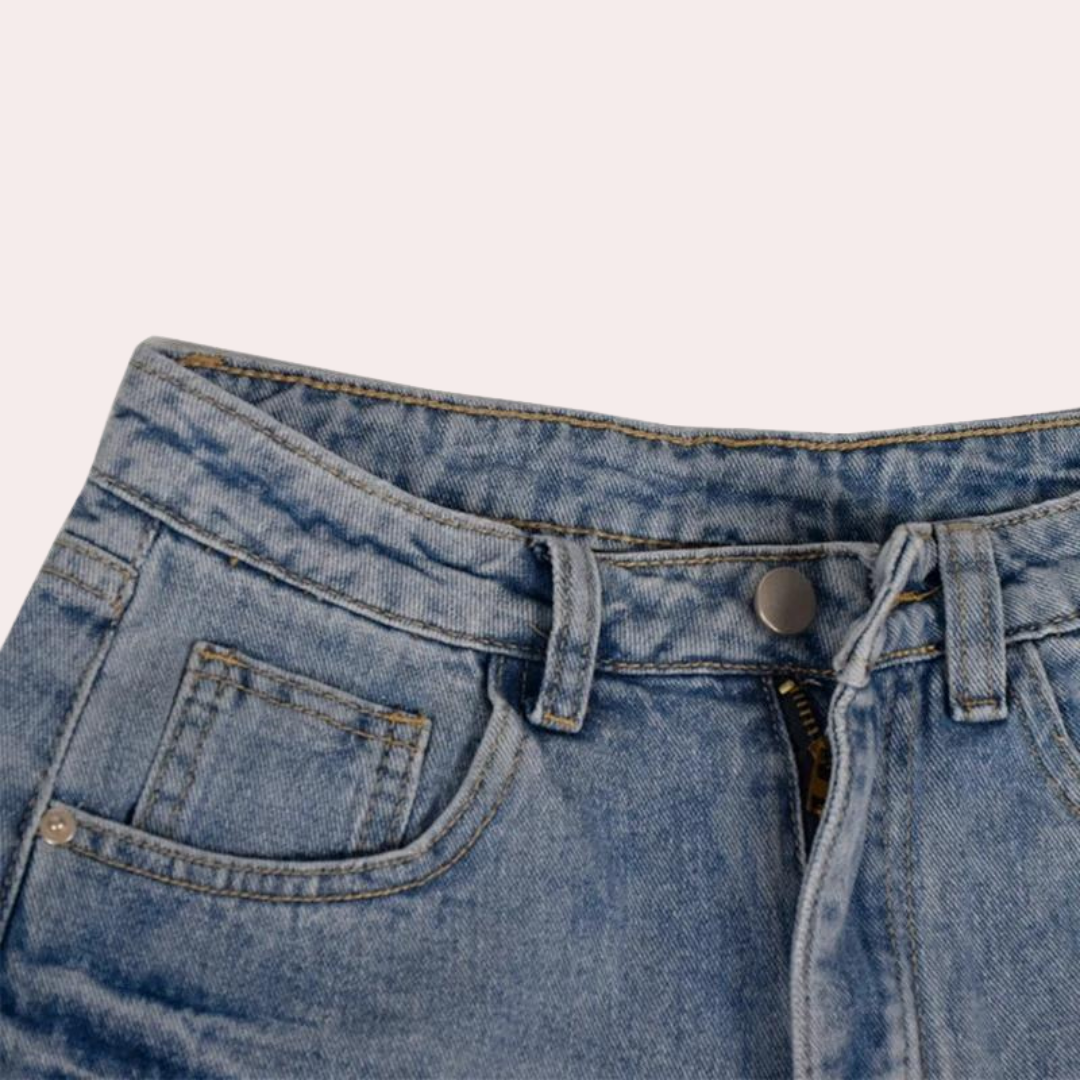 Short Court avec Taille Standard et Finition Décolorée pour Femme | Idéal pour l'Été