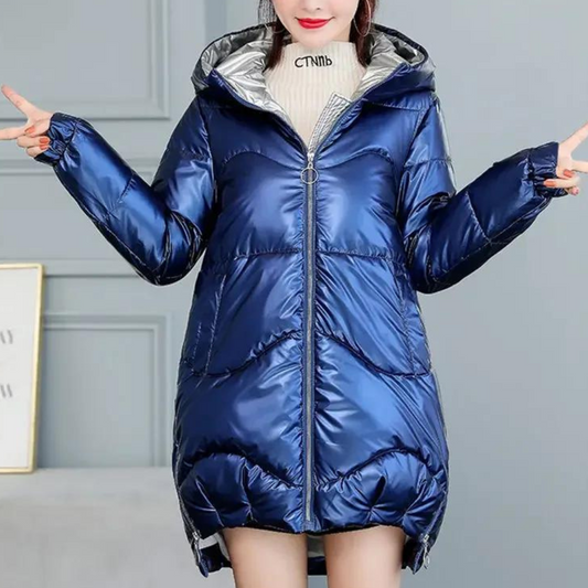 Manteau Matelassé avec Capuche pour Femme | Idéal pour les Journées Froides