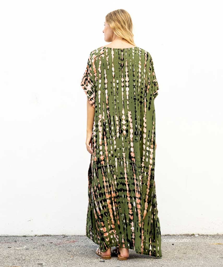 Caftan Ample à Coupe Fluide pour Femme | Idéal pour les Journées Décontractées et les Sorties Estivales