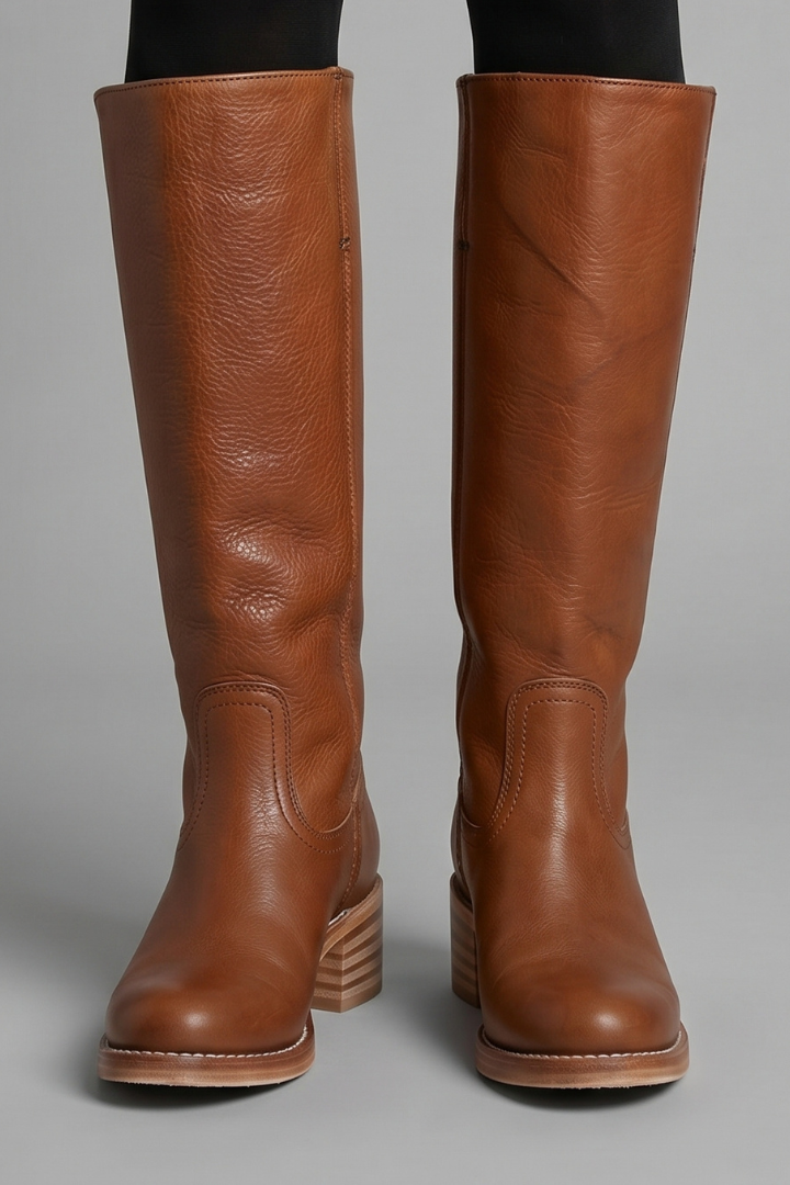 Bottes hautes à talon pour femmes