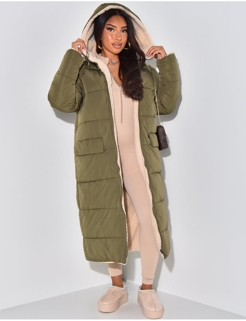 Veste Matelassée Réversible avec Fermeture Zippée pour Femme | Idéale pour Les Journées Fraîches