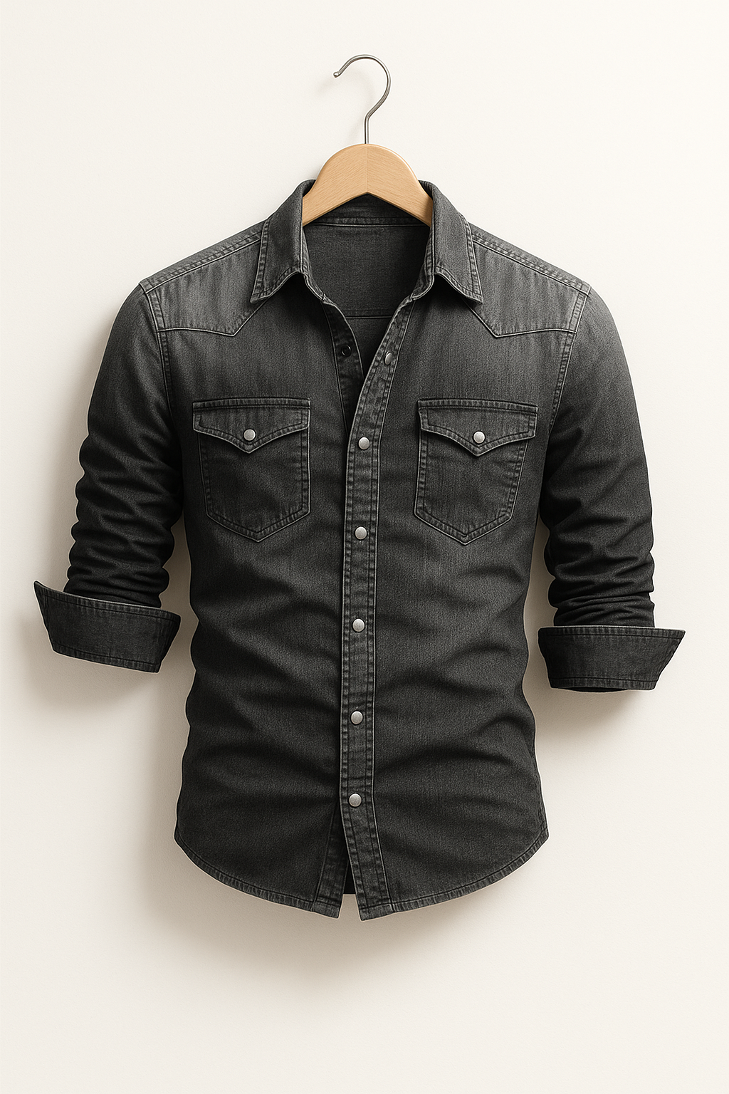 Chemise À Col Classique avec Manches Longues pour Homme | Idéale pour Un Usage Quotidien