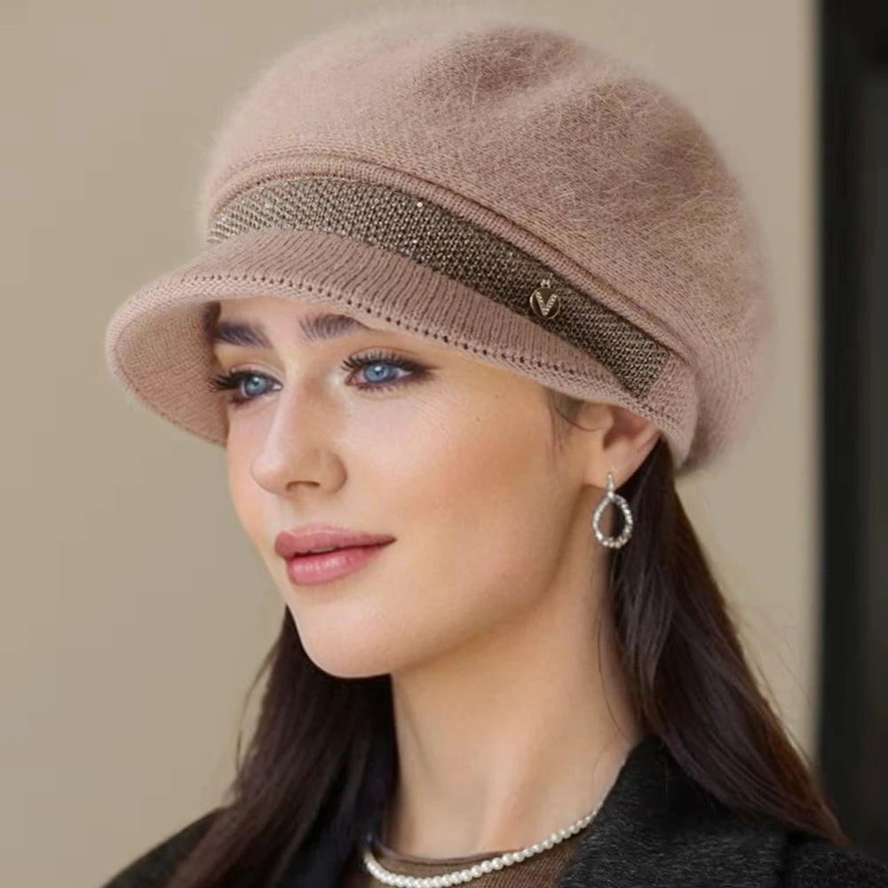 Casquette gavroche à visière pour femmes