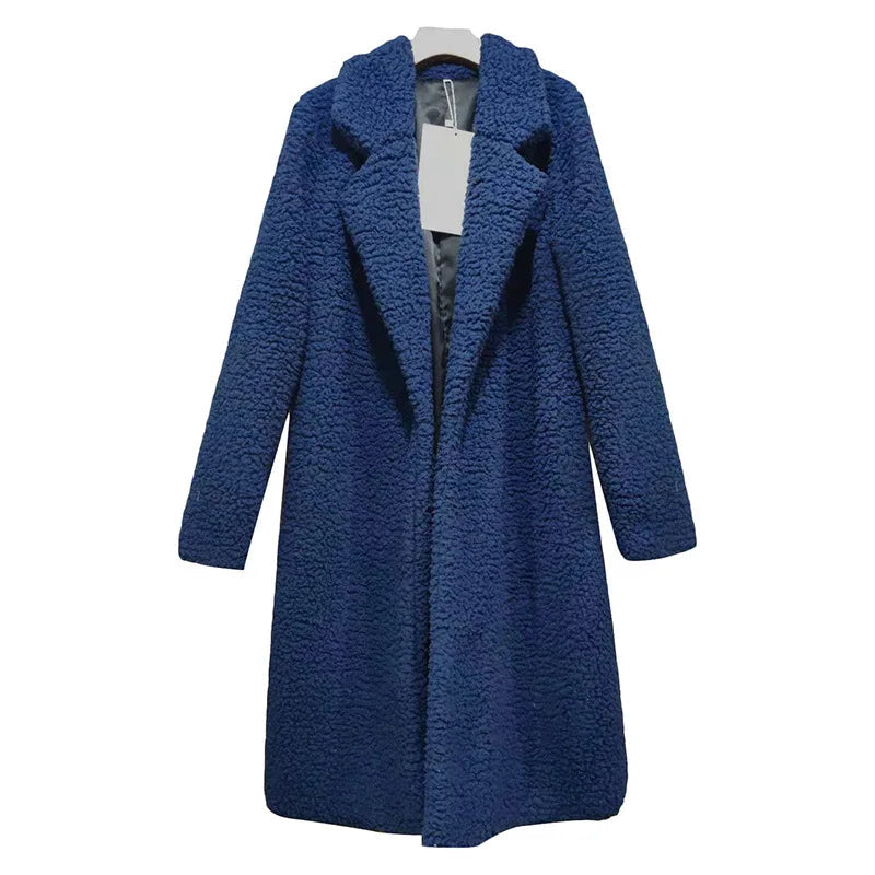 Manteau Long Teddy à Capuche pour Femme | Idéal pour l’Hiver