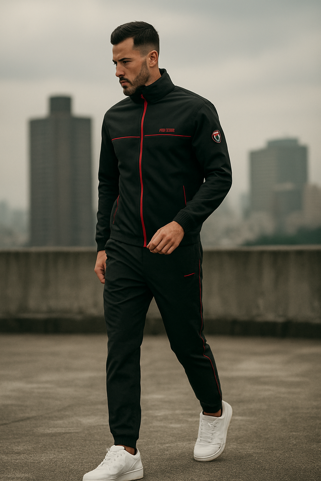 Survêtement avec Détails Contrastés pour Hommes | Idéal pour Sport Et Loisirs