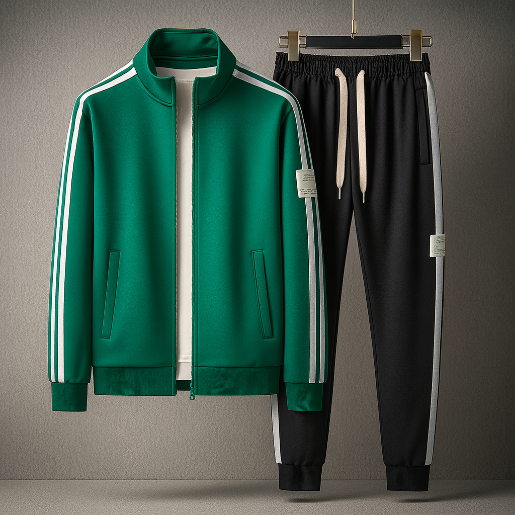 Survêtement avec Veste Zippée Et Pantalon Assorti pour Homme | Idéal pour Sport Et Loisirs