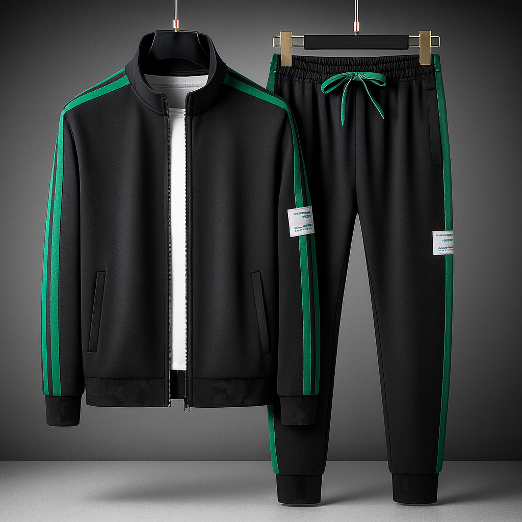 Survêtement avec Veste Zippée Et Pantalon Assorti pour Homme | Idéal pour Sport Et Loisirs