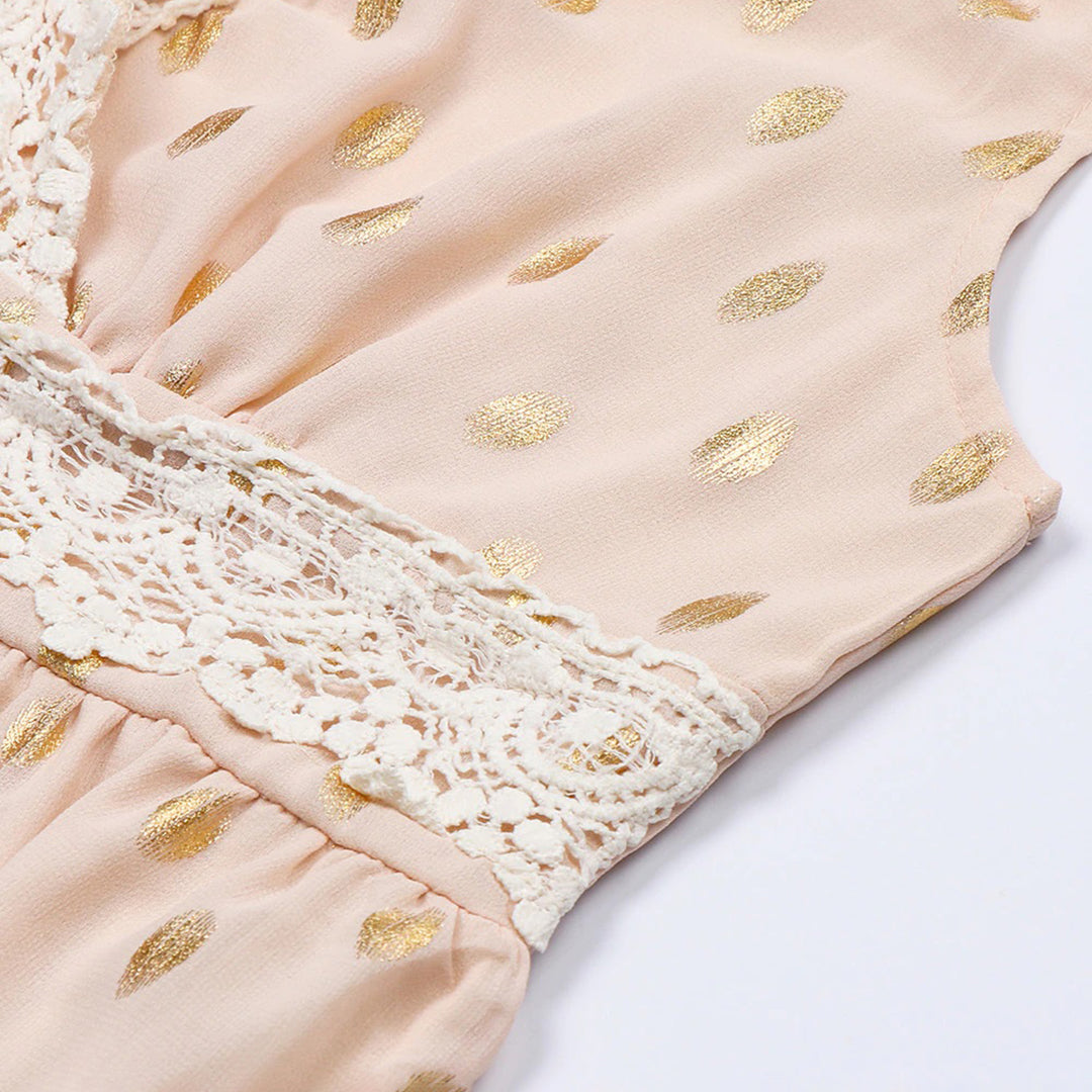 Robe Longue à Détails Boho pour Femme | Idéale pour les Journées d’Été