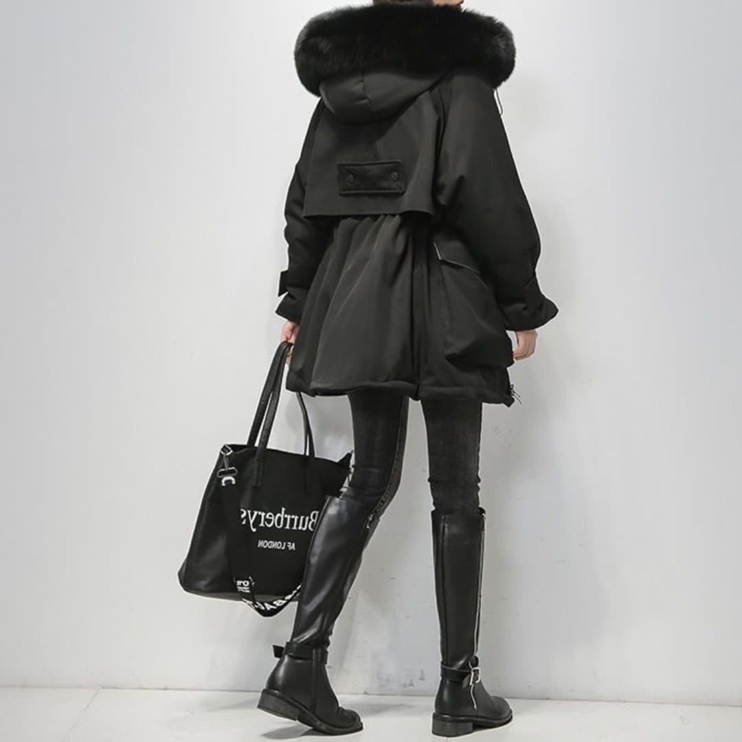 Parka avec Col Imitation Fourrure pour Femme | Idéale pour l’Hiver