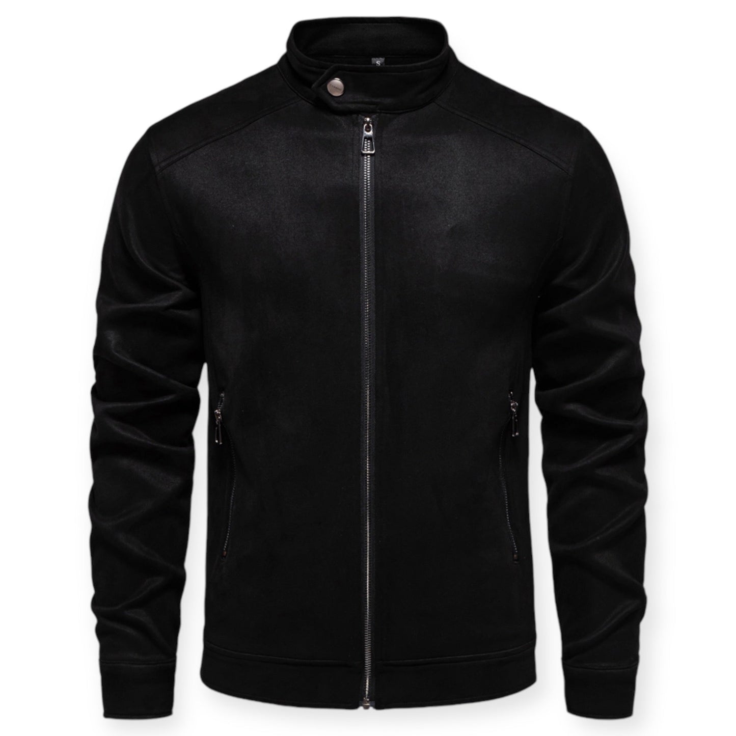 Veste Zippée À Col Montant pour Hommes | Idéale pour Les Sorties Quotidiennes
