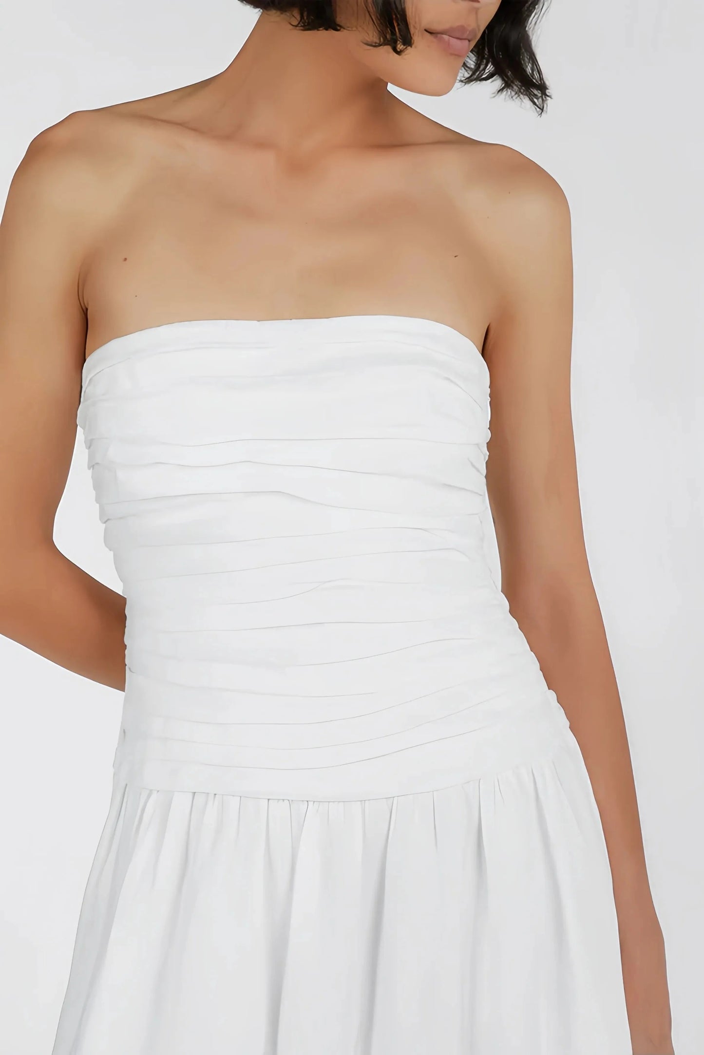 Robe Midi Sans Bretelles pour Femme | Idéale pour l'Été et les Sorties en Soirée
