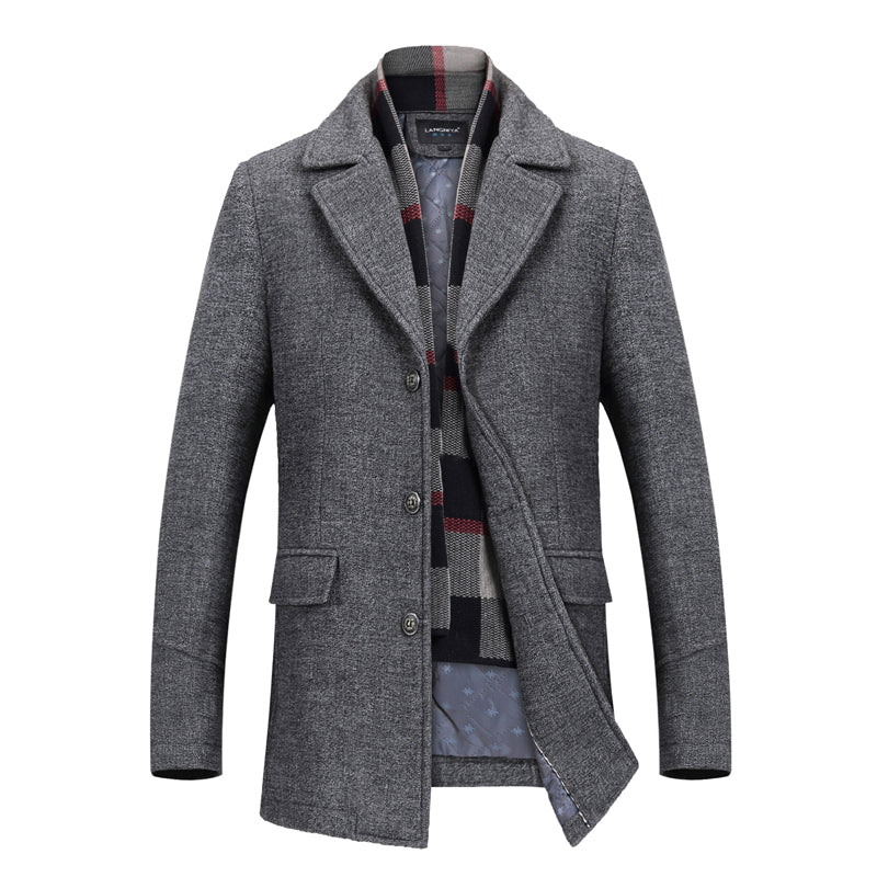 Veste Casual avec Coupe Ajustée pour Homme | Idéale pour l’Automne et l’Hiver