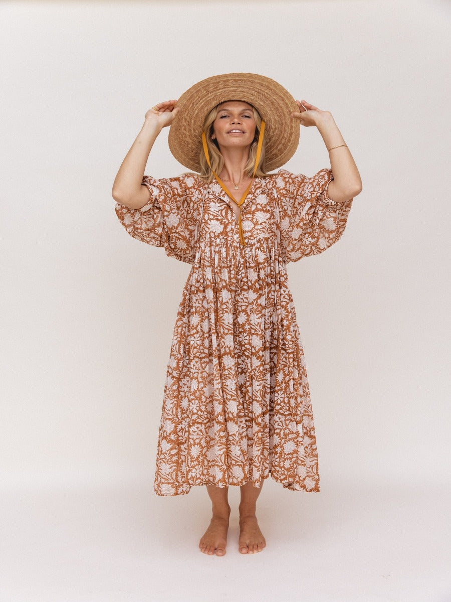 Robe Longue à Coupe Fluide pour Femme | Idéale pour Été et Sorties Décontractées