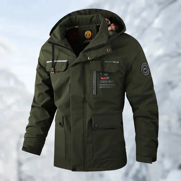 Veste Longue avec Capuche et Multiples Poches pour Homme | Idéale pour l’Hiver