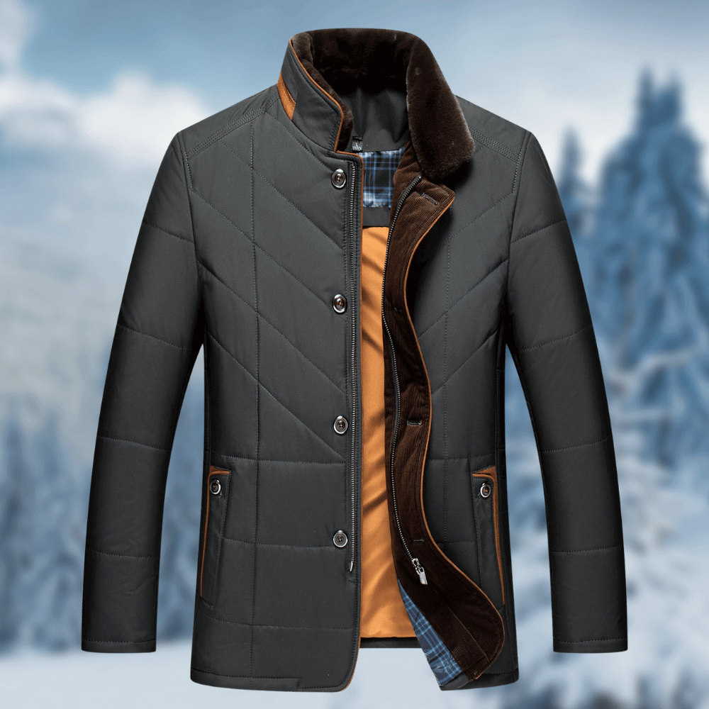 Manteau Long avec Fermeture Croisée pour Homme | Idéal pour l’Hiver