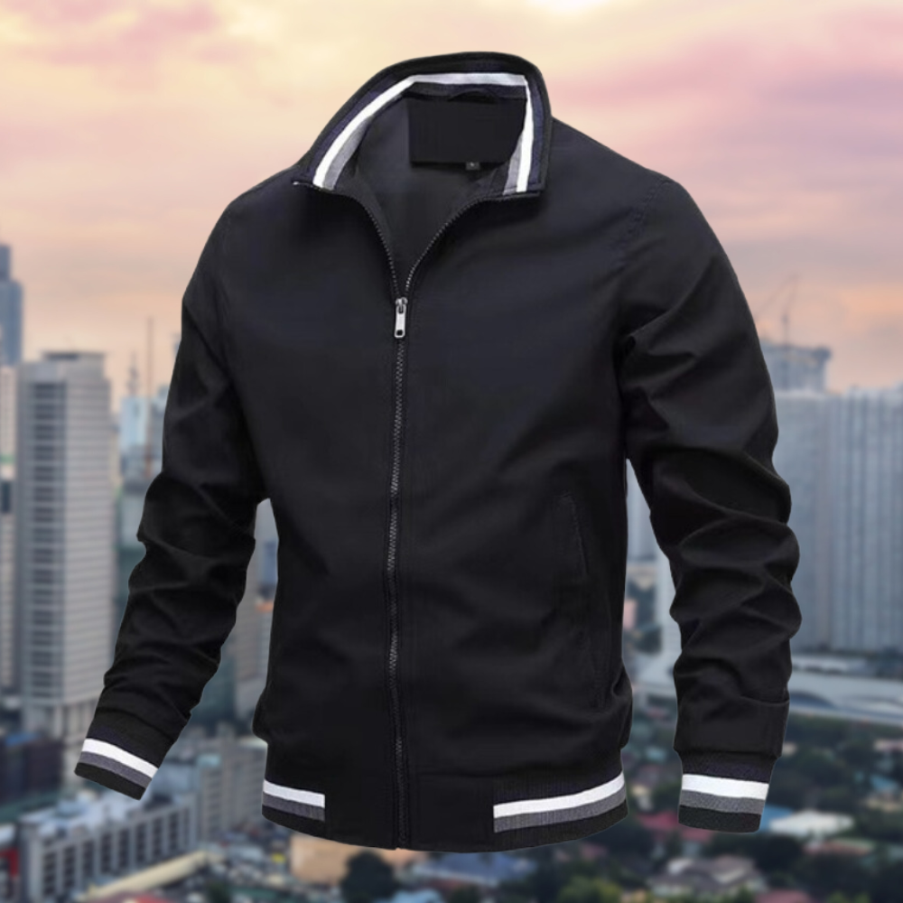 Veste Légère avec Fermeture Avant pour Homme | Idéale pour Printemps et Automne