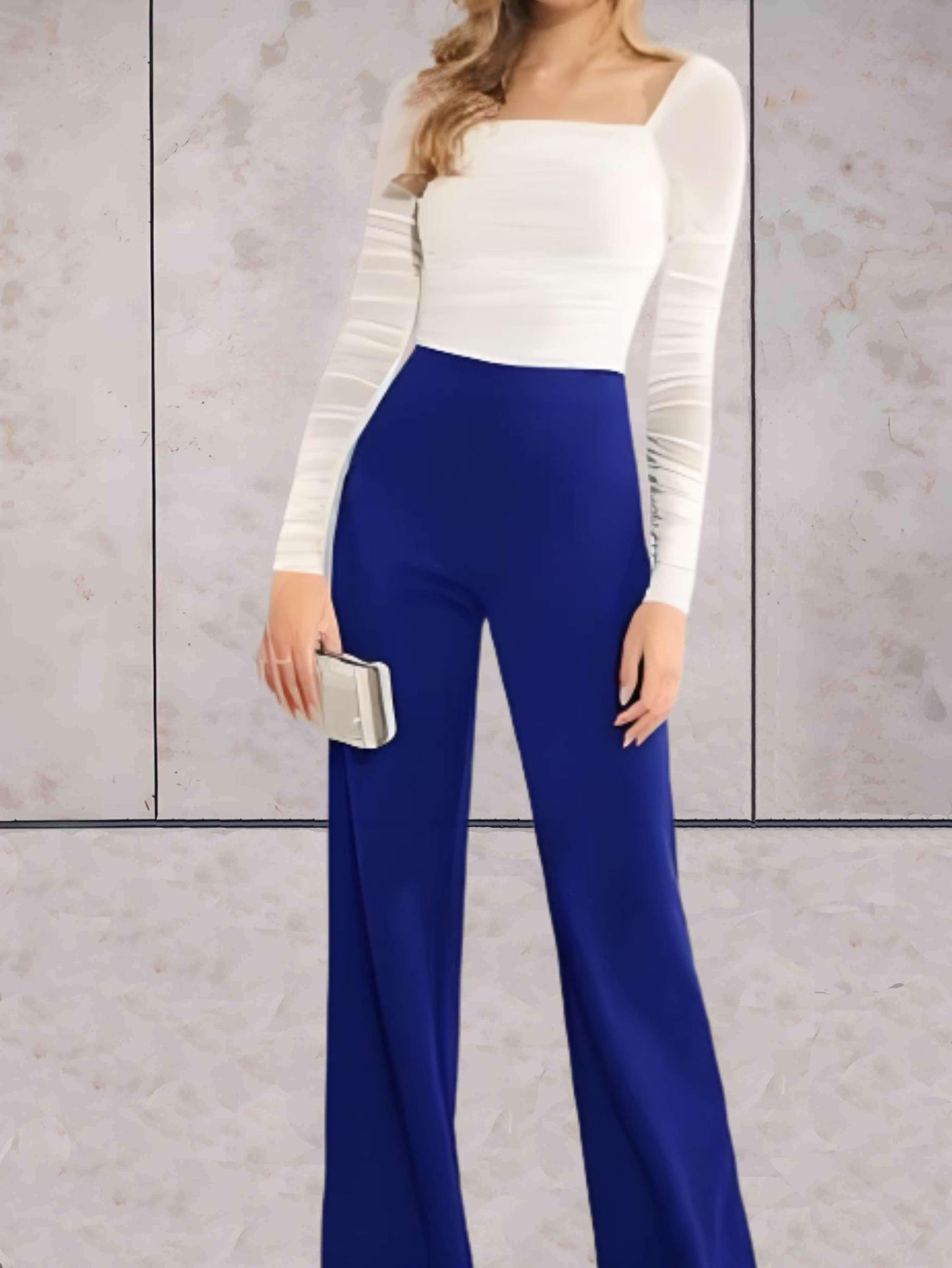 Pantalon à Taille Haute Évasé pour Femme | Idéal pour Soirées et Occasions Formelles