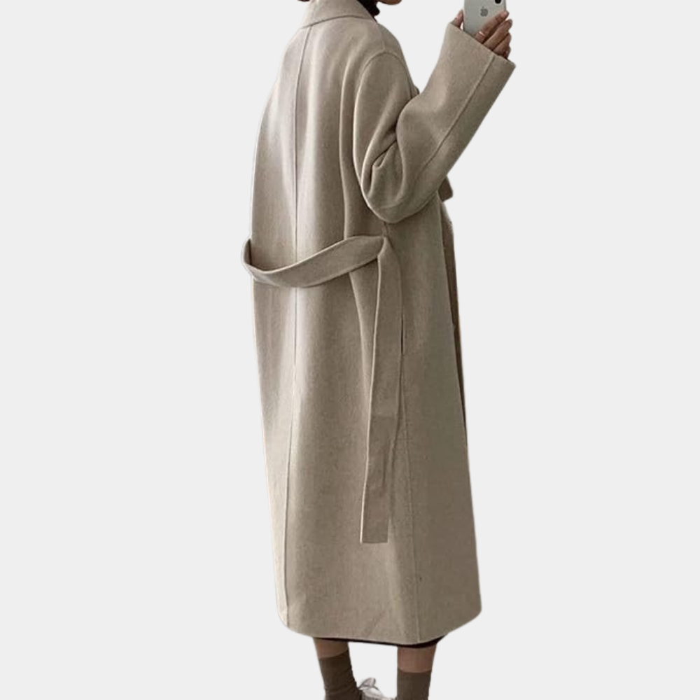 Manteau Long À Double Boutonnage pour Femme | Idéal pour Hiver
