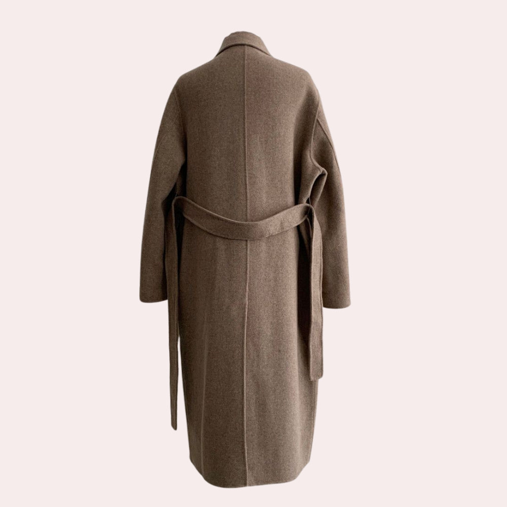 Manteau Long À Double Boutonnage pour Femme | Idéal pour Hiver