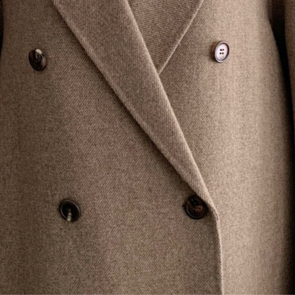 Manteau Long À Double Boutonnage pour Femme | Idéal pour Hiver