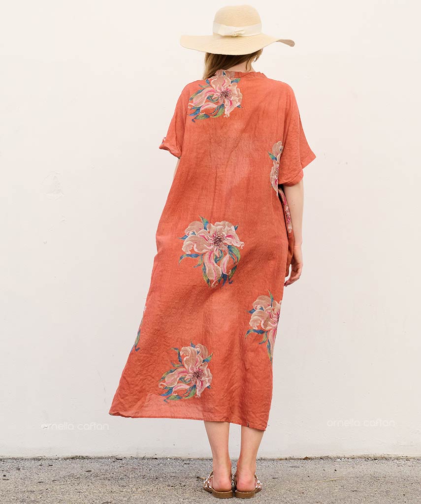 Caftan Ample À Coupe Fluide Pour Femme | Idéal Pour Les Journées Décontractées Et La Saison Chaude