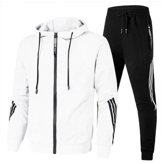 Ensemble de Survêtement pour Homme avec Sweat et Pantalon Coordonnés | Idéal pour le Sport et les Loisirs