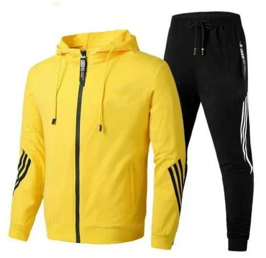 Ensemble de Survêtement pour Homme avec Sweat et Pantalon Coordonnés | Idéal pour le Sport et les Loisirs