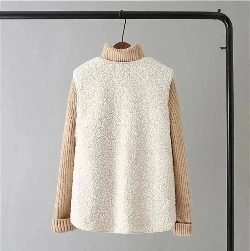 Gilet Sans Manches à Boutons pour Femme | Idéal pour la Superposition en Automne et Hiver