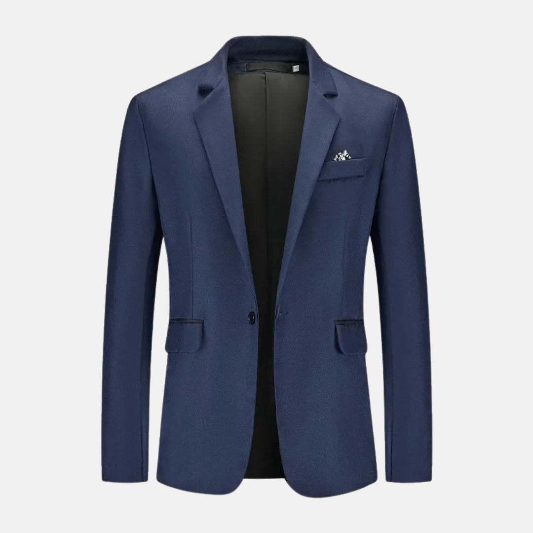 Blazer À Manches Longues Avec Fermeture À Bouton Pour Homme | Idéal Pour Les Occasions Formelles
