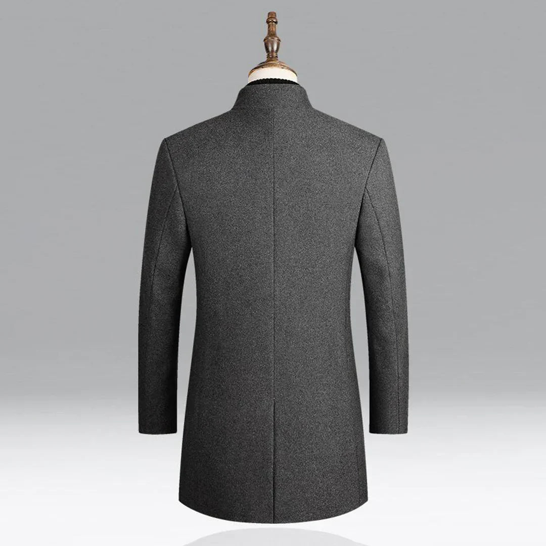 Manteau Long avec Fermeture Croisée pour Homme | Idéal pour les Occasions Formelles et Quotidiennes