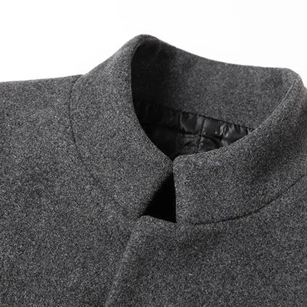 Manteau Long avec Fermeture Croisée pour Homme | Idéal pour les Occasions Formelles et Quotidiennes