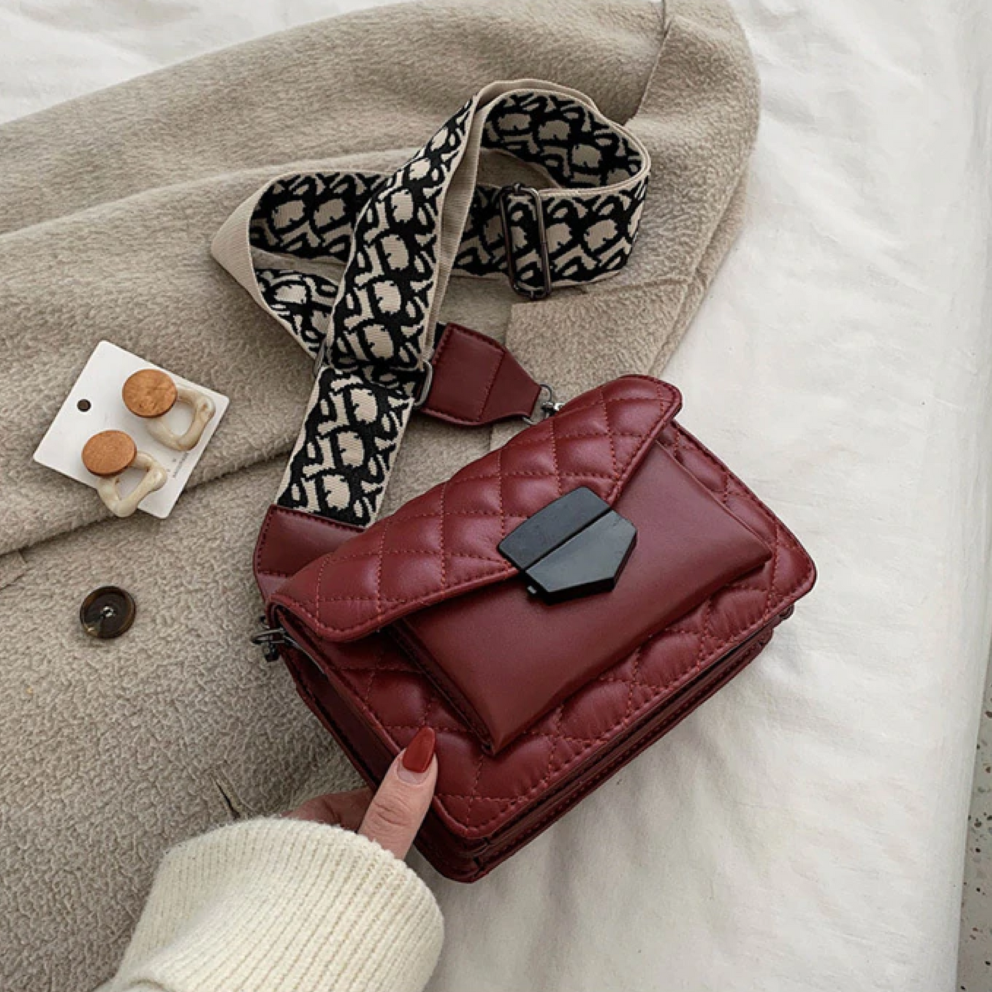 Sac à Main Compact avec Plusieurs Compartiments pour Femmes | Idéal pour le Quotidien