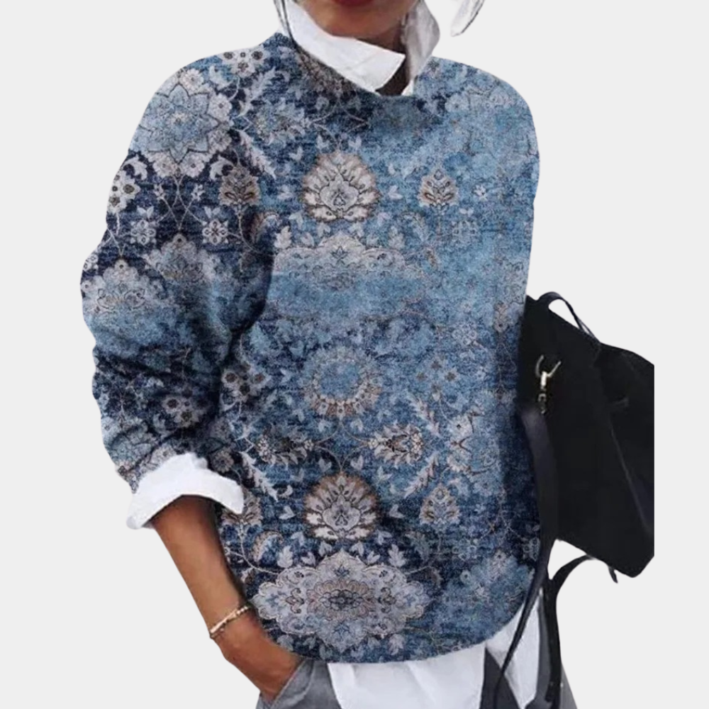 Pull pour Femme Avec Imprimé Et Coupe Droite | Idéal pour Un Usage Quotidien