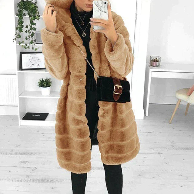 Manteau Long avec Fermeture À Boutons pour Femmes | Idéal pour L’Hiver
