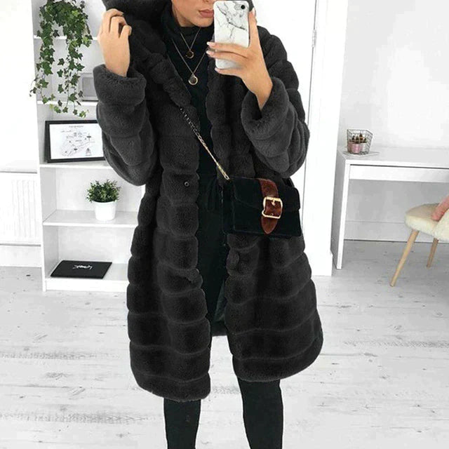 Manteau Long avec Fermeture À Boutons pour Femmes | Idéal pour L’Hiver