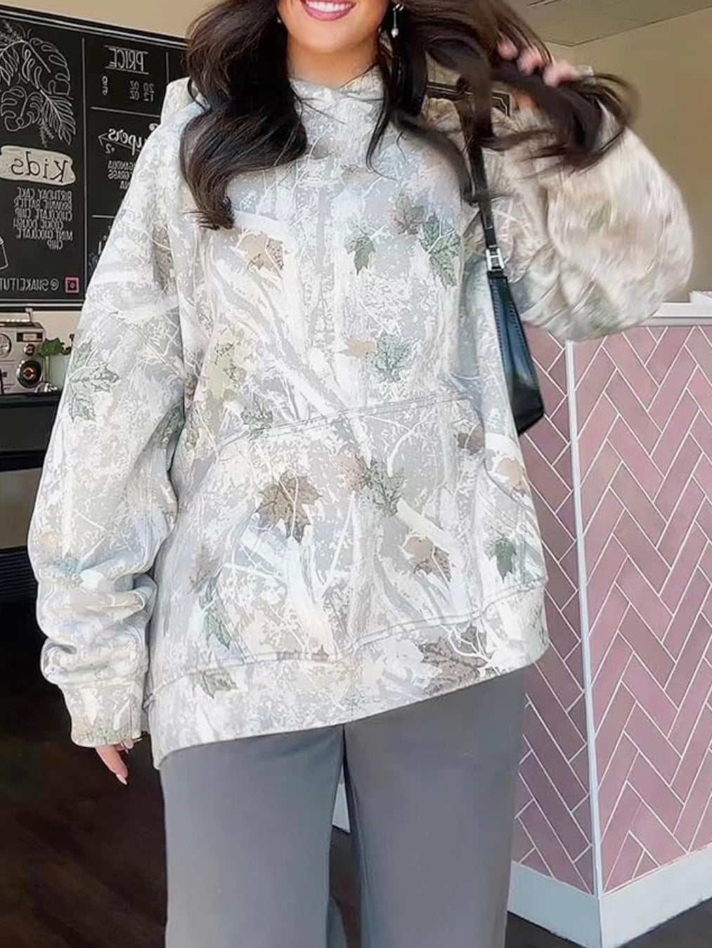 Sweat À Capuche À Imprimé Camouflage pour Adulte | Idéal pour Les Tenues Décontractées