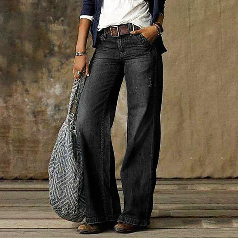 Pantalon à Détails Visuels pour Femme | Idéal pour Tenues Quotidiennes ou Semi-Formelles