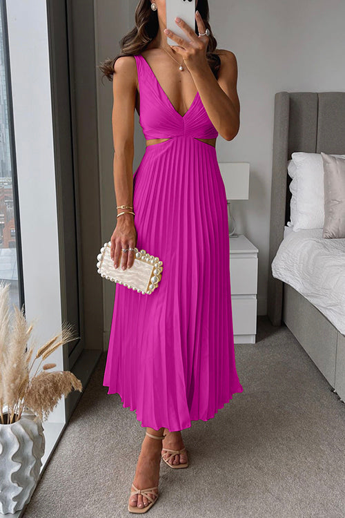 Robe Longue Plissée Avec Silhouette Ample Pour Femme | Idéale Pour l'Été et les Occasions Spéciales
