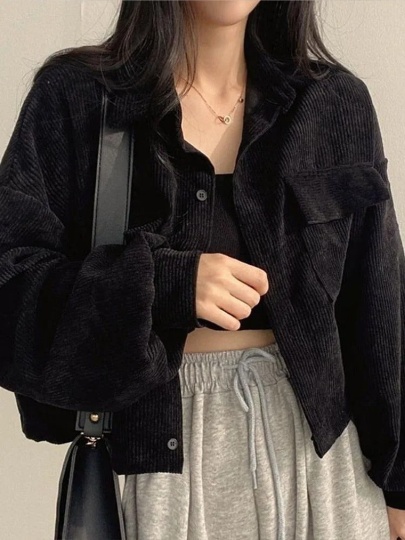 Veste Courte à Coupe Cintrée Pour Femme | Idéal Pour la Mi-Saison