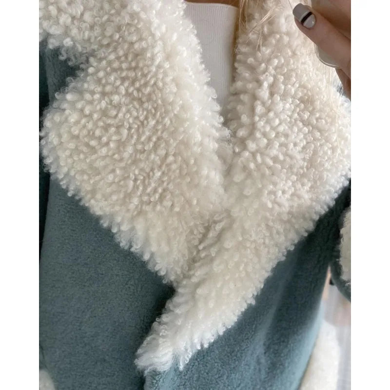 Manteau Long à Col Large pour Femmes | Idéal pour la Saison Hivernale