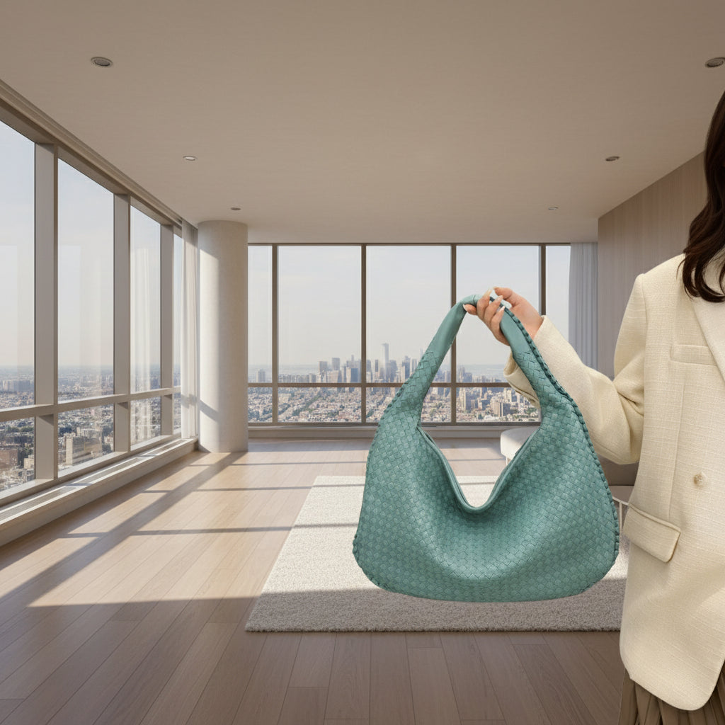 Sac À Main Tissé avec Grand Compartiment | Idéal pour Un Usage Quotidien