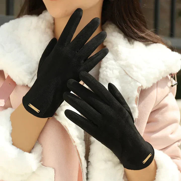Gants d’Hiver avec Finition Douce pour Femme | Idéals pour les Journées Froides