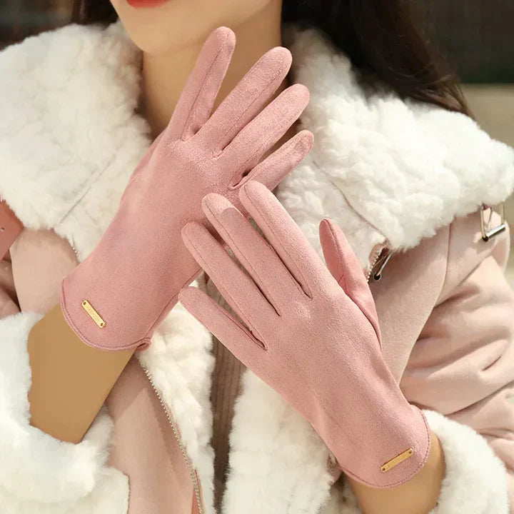 Gants d’Hiver avec Finition Douce pour Femme | Idéals pour les Journées Froides